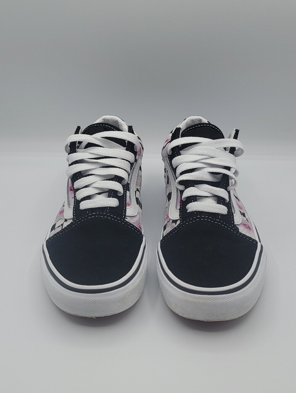 Vans Old Skool Cherry Blossom Checkerboard Floral Women 7.5 - Men 6